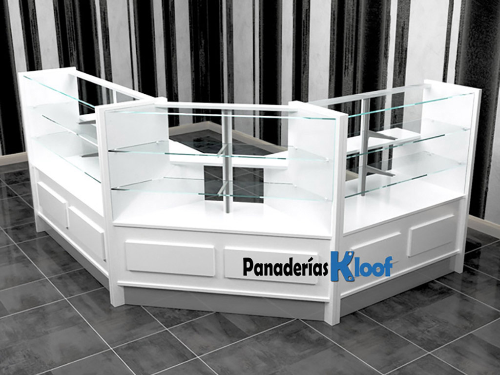 Mostrador vitrina angular de panaderia 330 AV